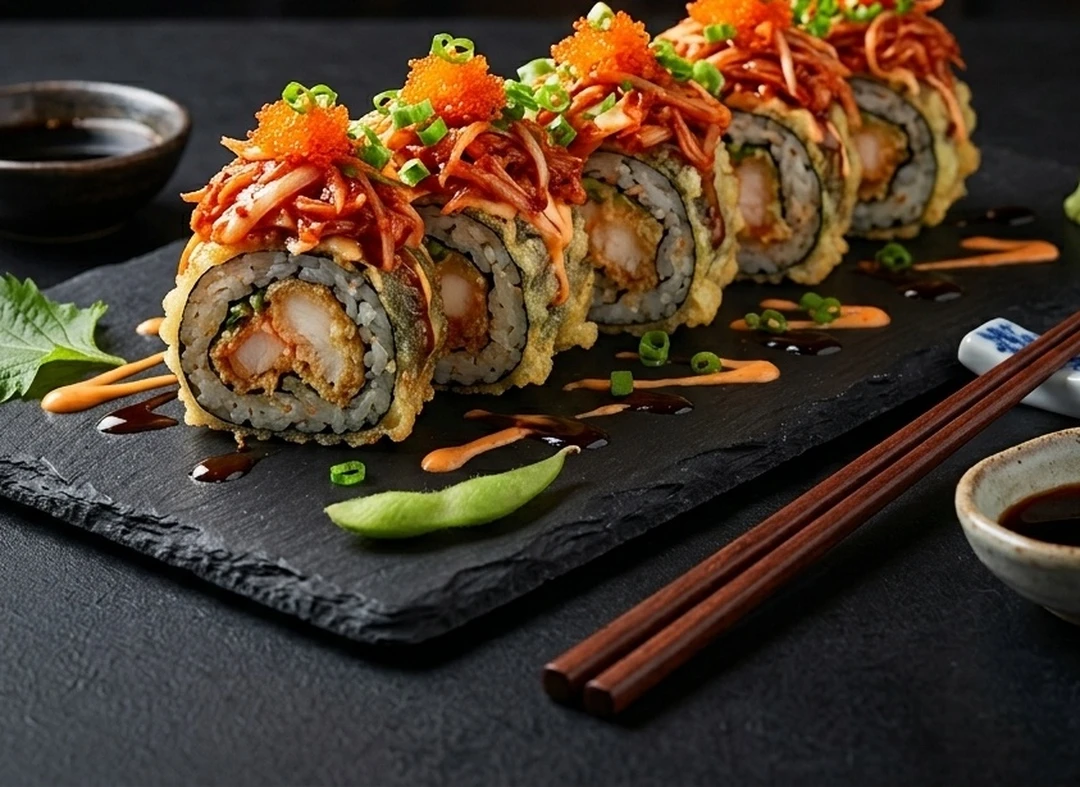 Kimchi King Roll from Kimchi Sushi - Japanese food delivery to Templeton-Sinclair, Winnipeg, MB
