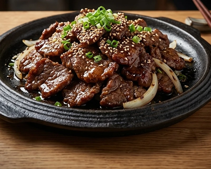 Korean BBQ Bulgogi from Kimchi Sushi - Japanese food delivery to Templeton-Sinclair, Winnipeg, MB