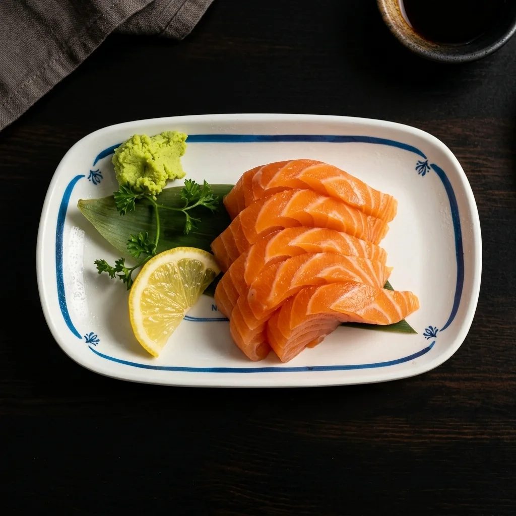 Chef's choice assorted sashimi platter at Kimchi Sushi, Keewatin Street, Winnipeg